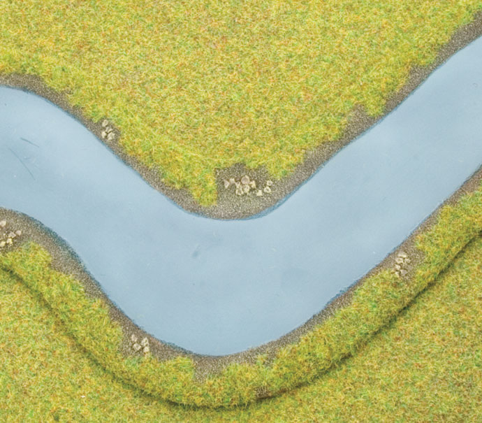 River Section with Matching Static Grass