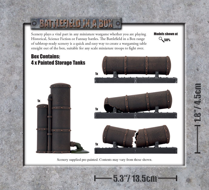 Battlefield in a Box: Gothic Industrial Storage Tanks (BB601)